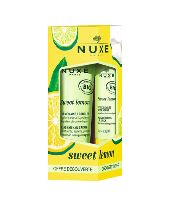 NUXE SWEET LEMON KIT STICK LEVRES 4 G + CREME MAIN 30 ML - Parafarmacia Mostacciano
