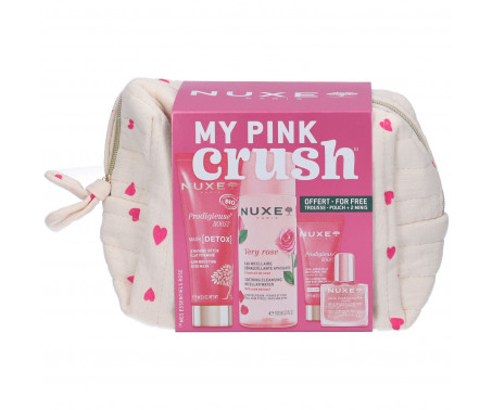 Nuxe Trousse Pink Crush 251 Acqua Micellare Very Rose 100 Ml + 1 Boost Maschera Detox 75 Ml + 1 Boost Crema Gel 15 Ml + 1 Huile Prodigieuse Or Floral 10 Ml - Parafarmacia Mostacciano