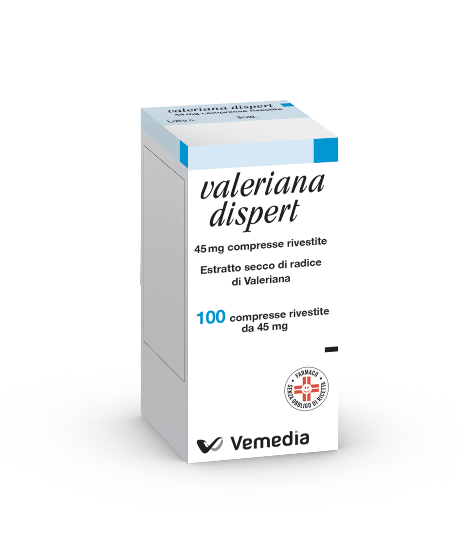 VALERIANA DISPERT*100CPR RIV45 - Parafarmacia Mostacciano