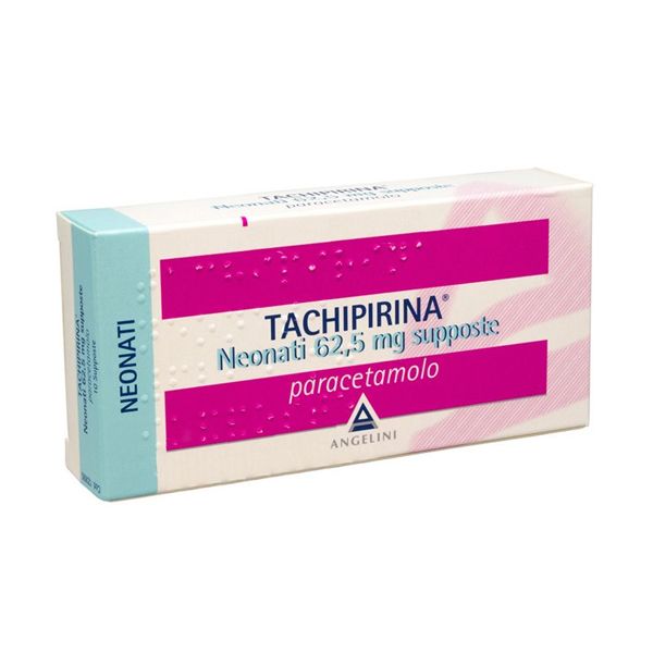 TACHIPIRINA*NEO 10SUPP 62,5MG - Parafarmacia Mostacciano