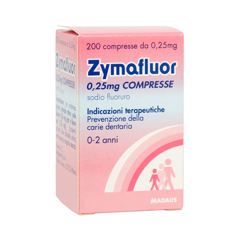 ZYMAFLUOR*200CPR 0,25MG - Parafarmacia Mostacciano