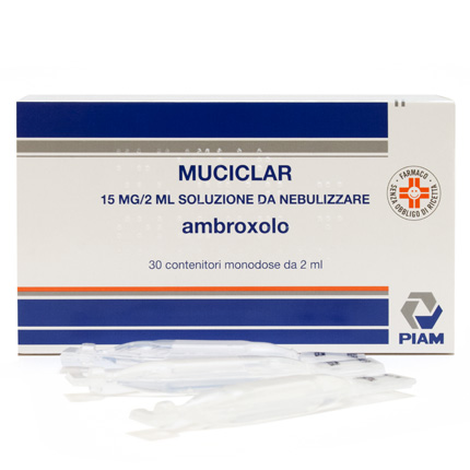 MUCICLAR*NEBUL 30FL 15MG 2ML - Parafarmacia Mostacciano