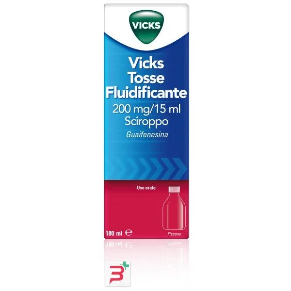 VICKS TOSSE FLUIDIF*FL 180ML - Parafarmacia Mostacciano