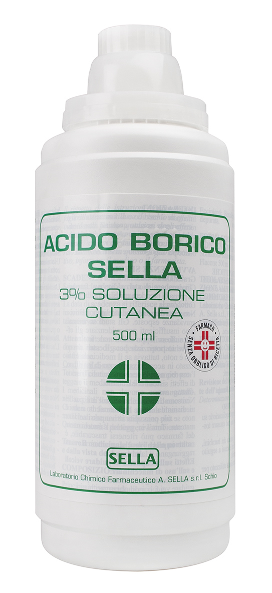 ACIDO BORICO SELLA*3% 500ML - Parafarmacia Mostacciano