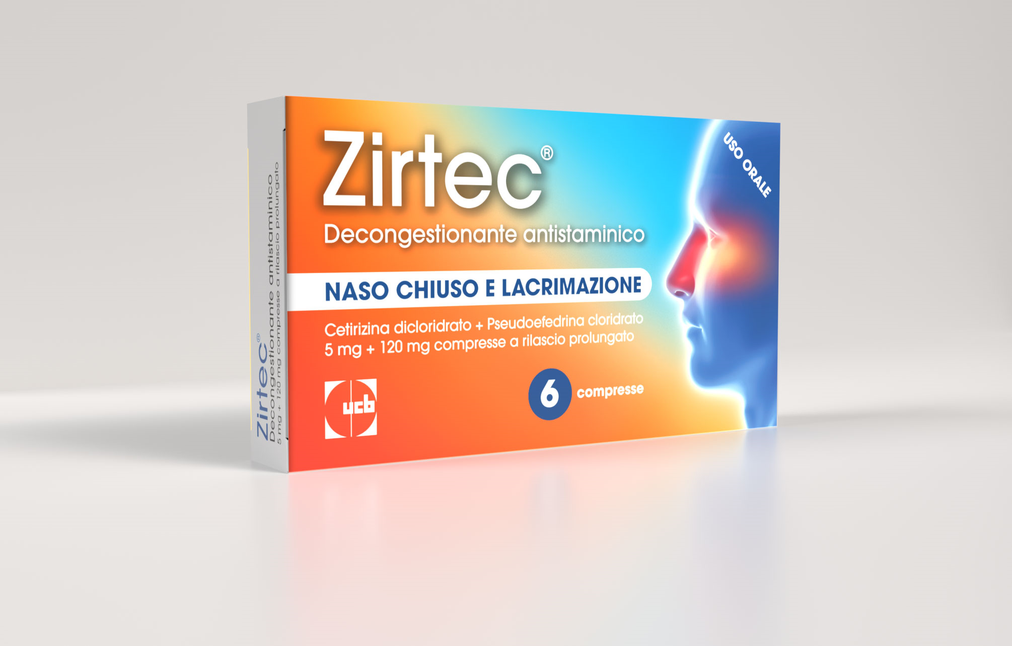 ZIRTEC DECONG ANT*6CPR 5+120MG - Parafarmacia Mostacciano