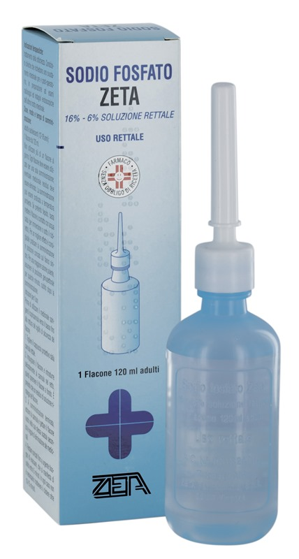 SODIO FOSFATO ZETA*RETT 120ML - Parafarmacia Mostacciano