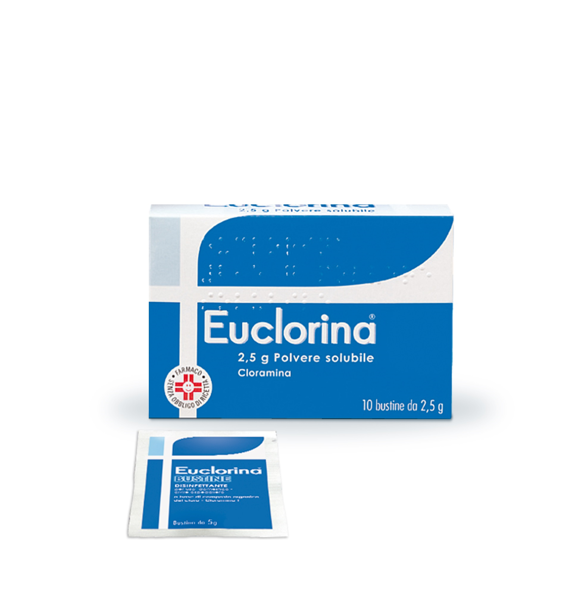 EUCLORINA*POLV SOL 10BUST 2,5G - Parafarmacia Mostacciano