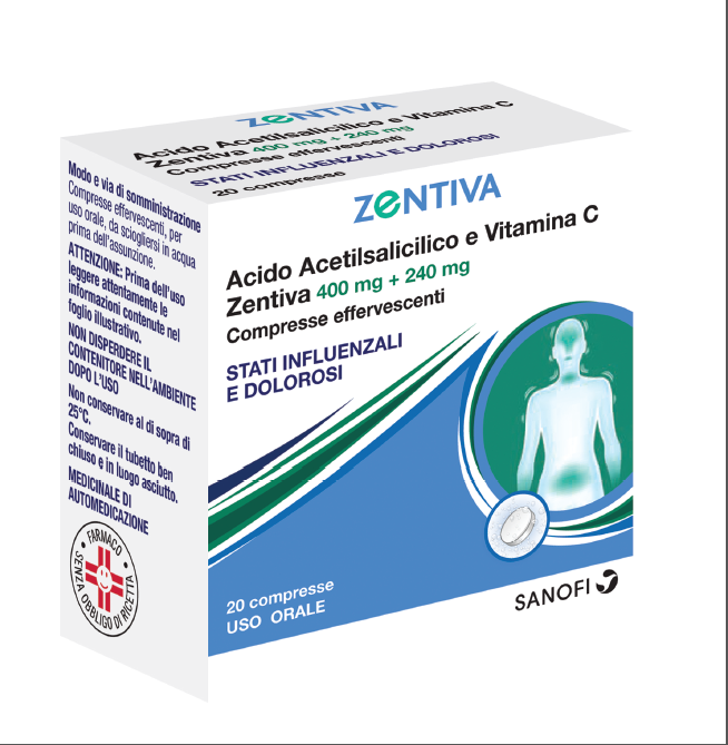 ACIDO ACETILS VIT C ZEN*20CPR - Parafarmacia Mostacciano