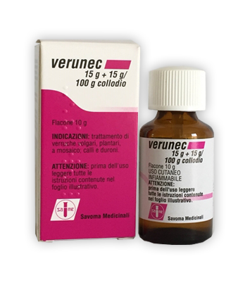 VERUNEC*FL 15G+15G/100G COLLOD - Parafarmacia Mostacciano