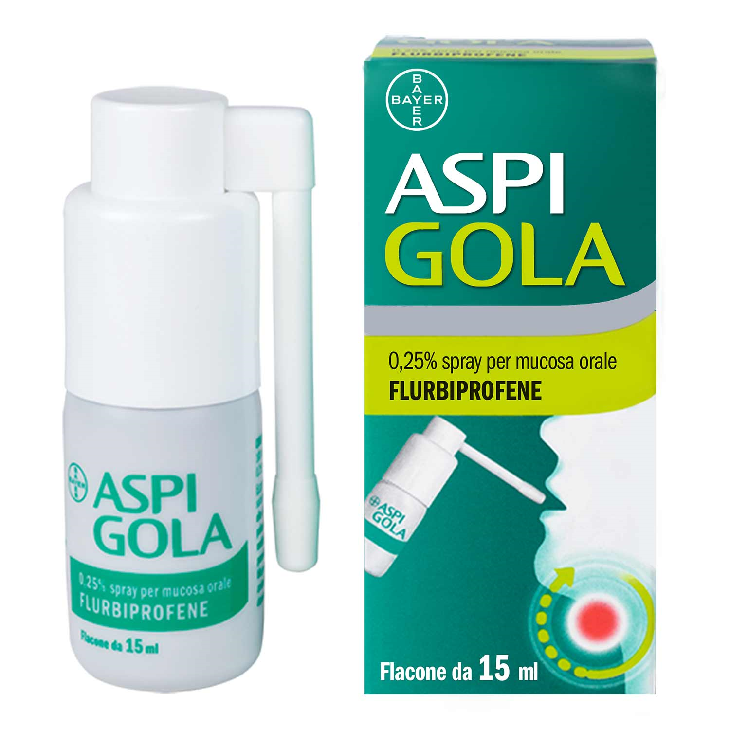 ASPI GOLA*OS SPRAY 15ML 0,25% - Parafarmacia Mostacciano