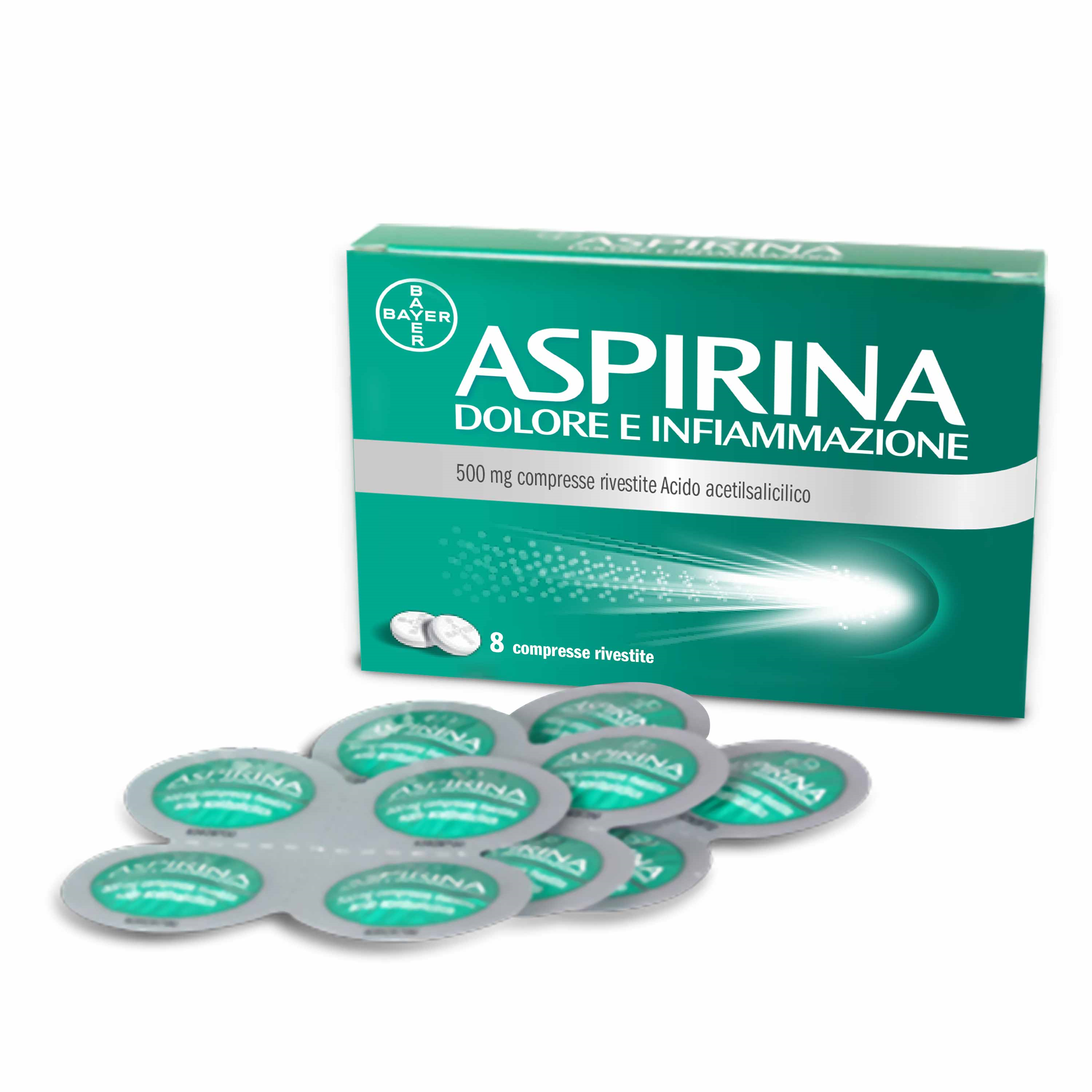 ASPIRINA DOLORE INF*8CPR 500MG - Parafarmacia Mostacciano