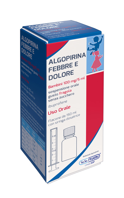 ALGOPIRINA FEBBRE DOL*150ML FR - Parafarmacia Mostacciano
