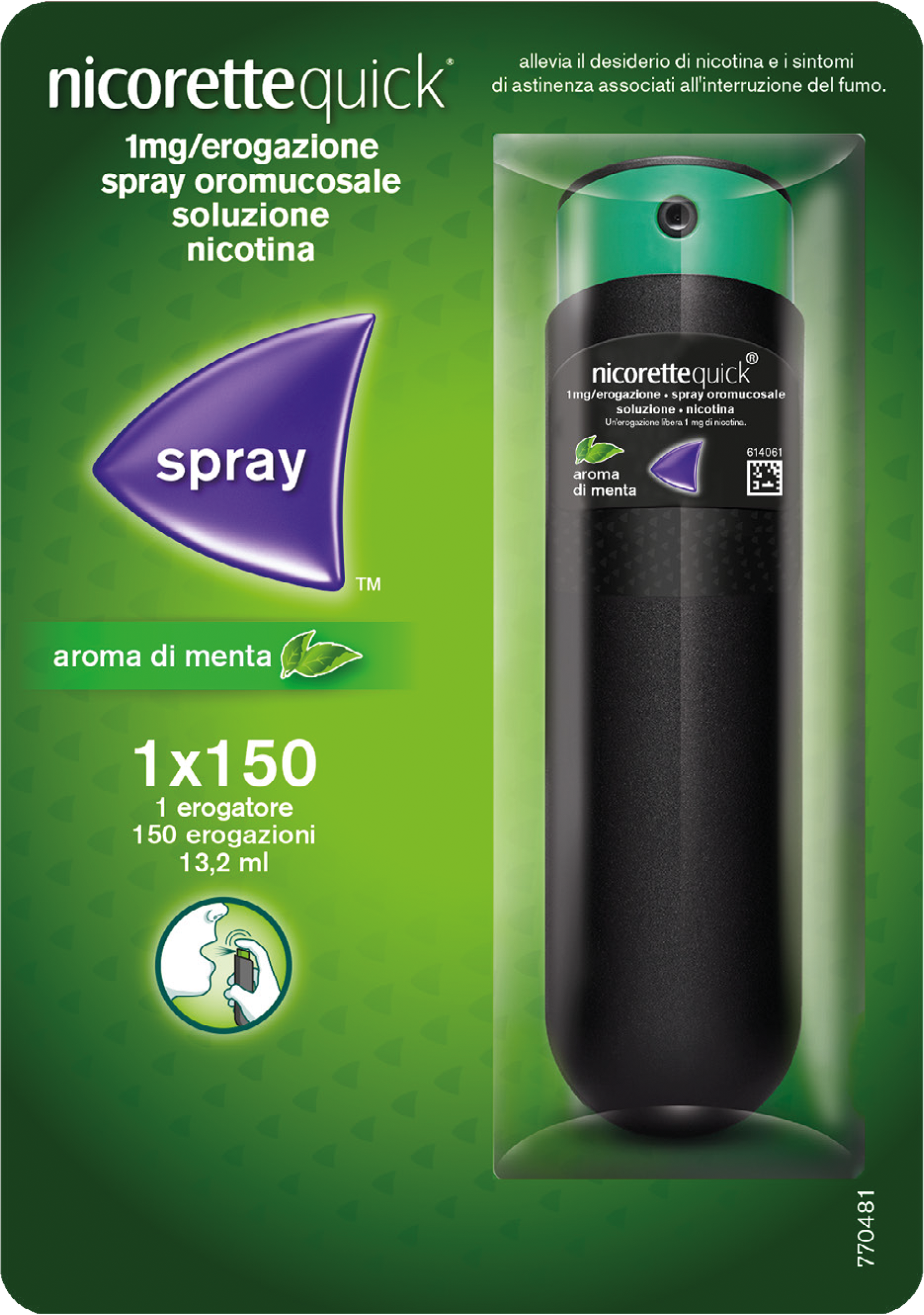 NICORETTEQUICK*SPRAY 1FL 150D - Parafarmacia Mostacciano