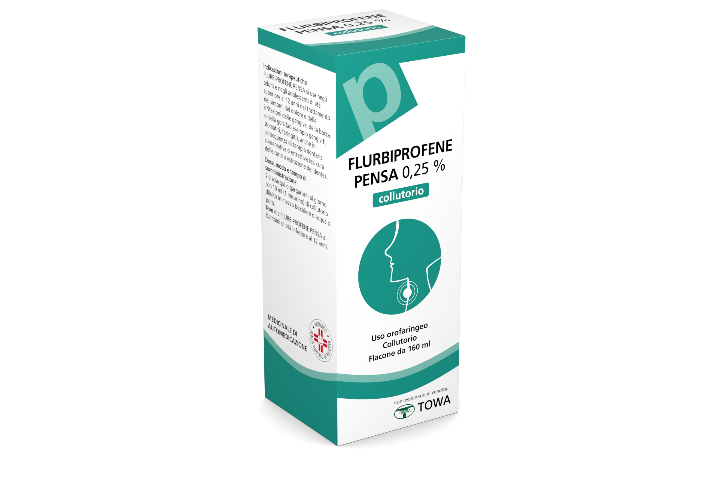 FLURBIPROFENE PE*COLLUT 160ML - Parafarmacia Mostacciano