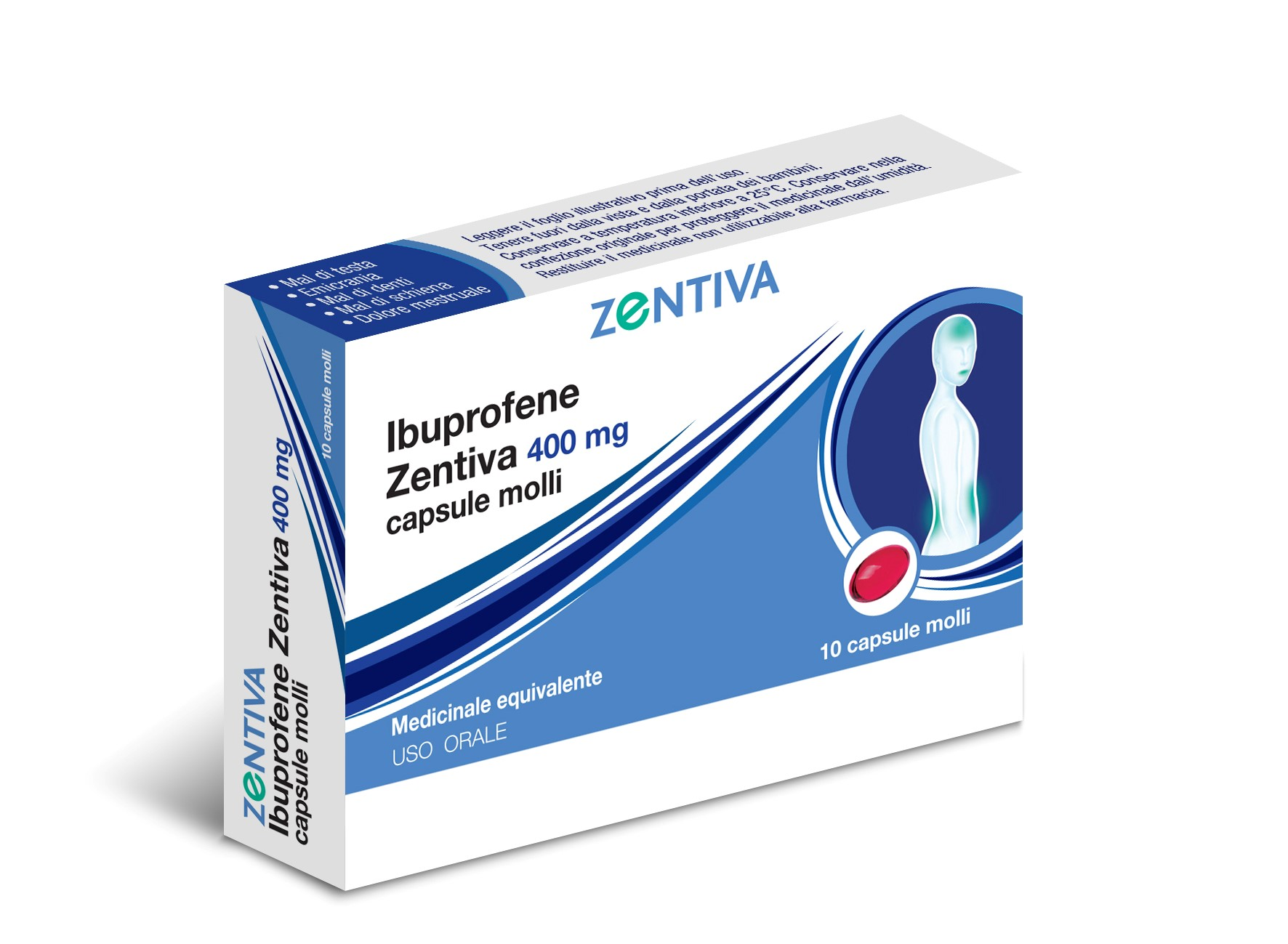 IBUPROFENE ZEN*10CPS MOL 400MG - Parafarmacia Mostacciano