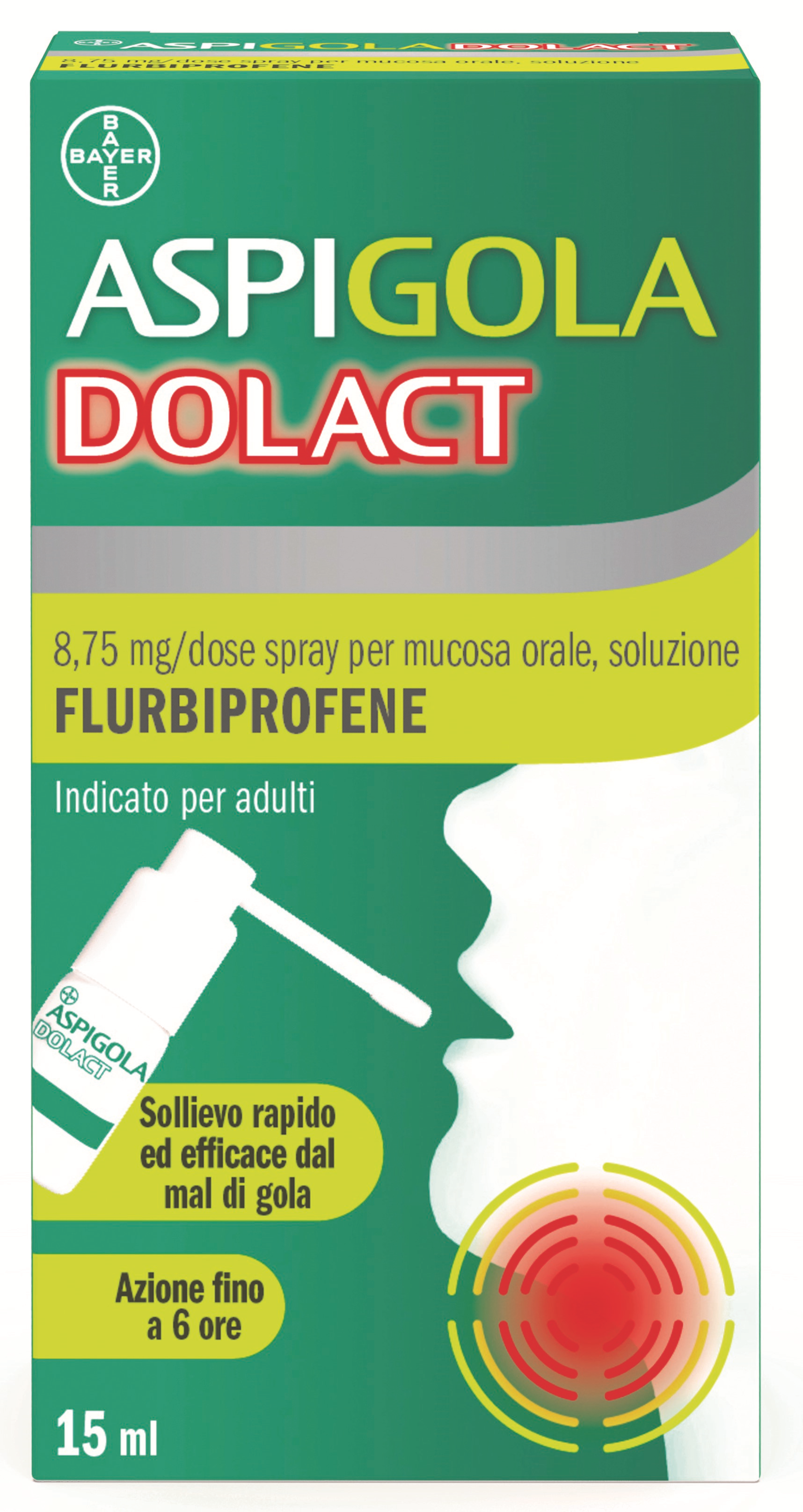 ASPIGOLADOLACT*SPRAY 15ML - Parafarmacia Mostacciano