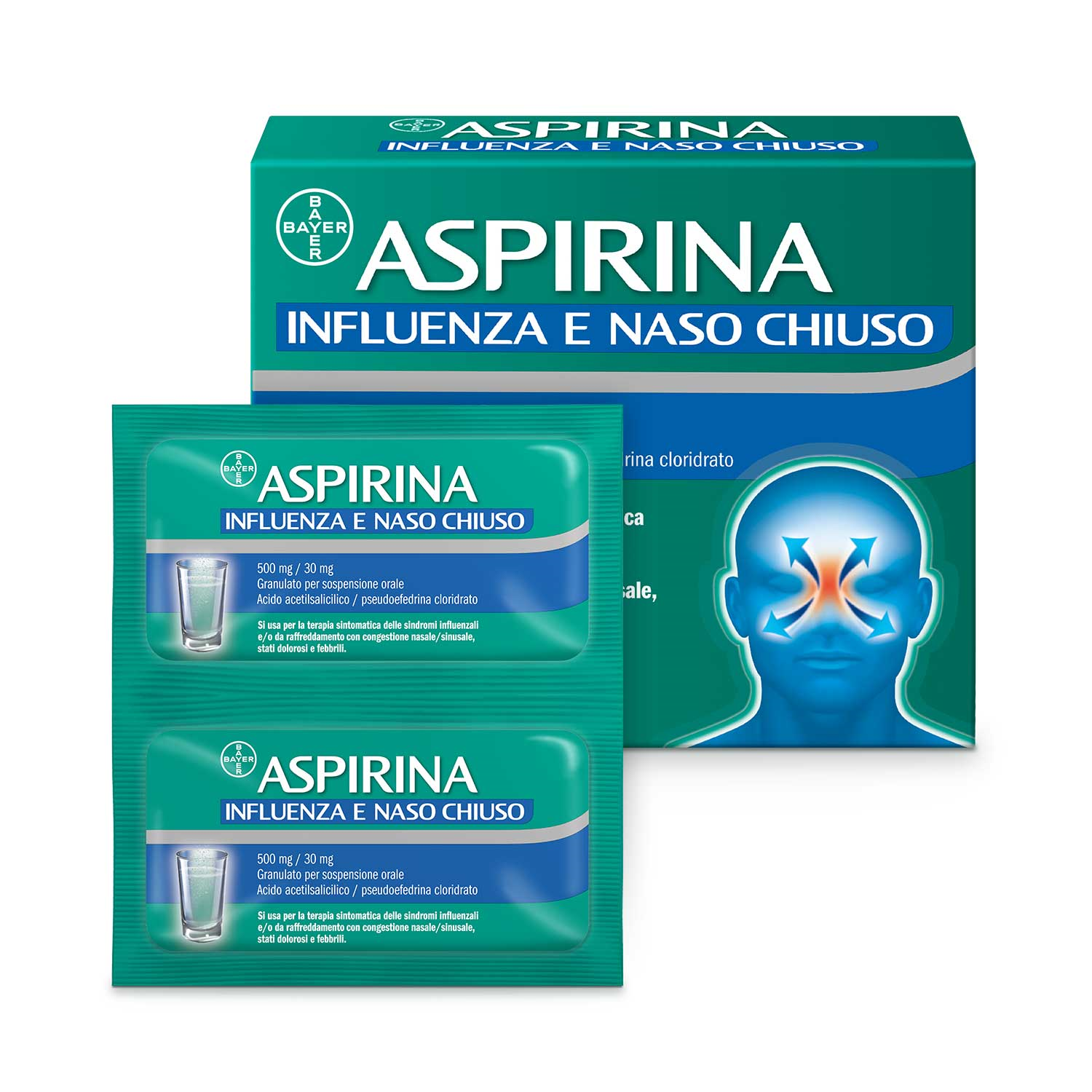 ASPIRINA INFLUENZA E NASO C*10 - Parafarmacia Mostacciano