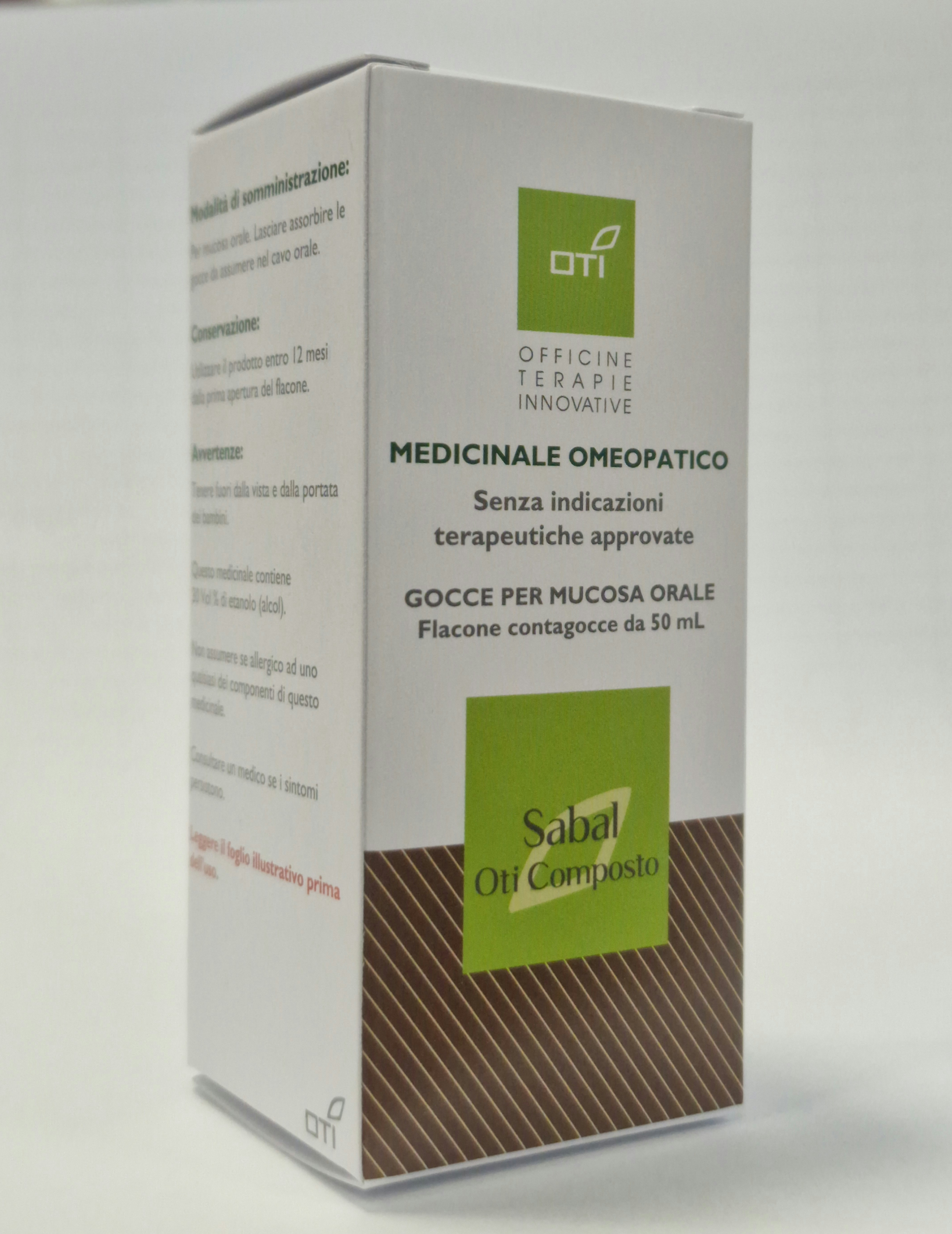 SABAL OTI COMP*OS GTT 1FL 50ML - Parafarmacia Mostacciano