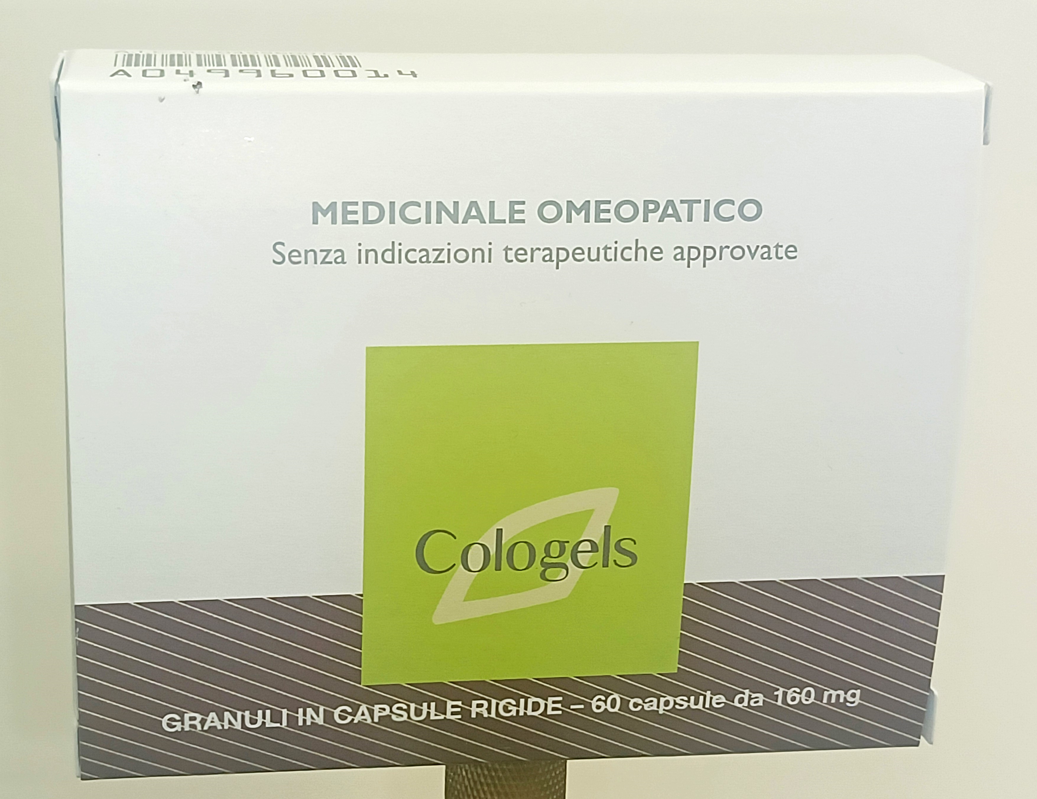 COLOGELS*60CPS 160MG - Parafarmacia Mostacciano