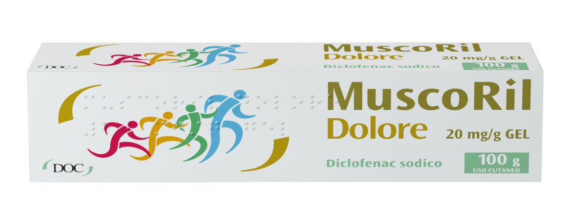 MUSCORIL DOLORE*GEL100G 20MG/G - Parafarmacia Mostacciano