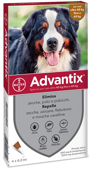 ADVANTIX SPOT ON*4PIP 40-60KG - Parafarmacia Mostacciano