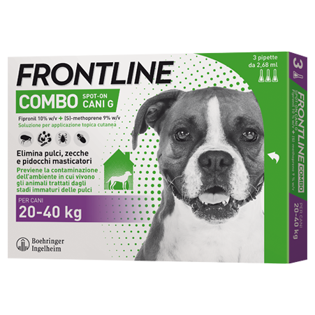 FRONTLINE COMBO*3PIP 20-40KG C - Parafarmacia Mostacciano