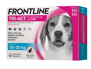 FRONTLINE TRI-ACT*6PIP 10-20KG - Parafarmacia Mostacciano