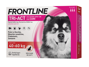FRONTLINE TRI-ACT*3PIP 40-60KG - Parafarmacia Mostacciano
