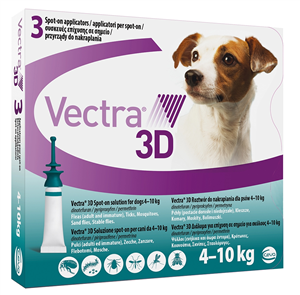 VECTRA 3D*3PIP 4-10KG VERDE - Parafarmacia Mostacciano