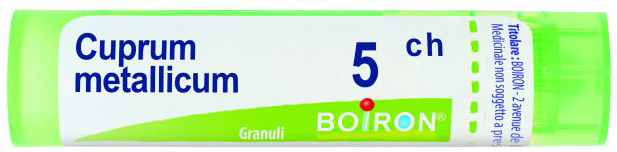CUPRUM METALLICUM 5 CH GRANULI - Parafarmacia Mostacciano
