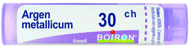 ARGENTUM METALLICUM 30 CH GRANULI - Parafarmacia Mostacciano