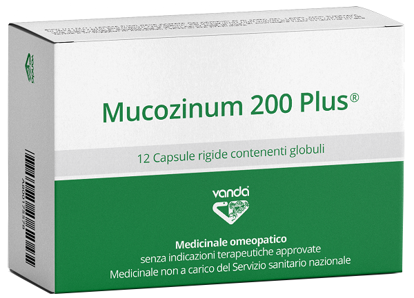 VANDA MUCOZINUM 200 PLUS 12 CAPSULE - Parafarmacia Mostacciano
