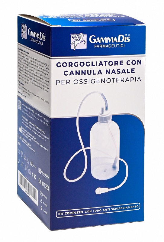 GORGOGLIATORE PER OSSIGENOTERAPIA CON OCCHIALE + CANNULA NASALE - Parafarmacia Mostacciano