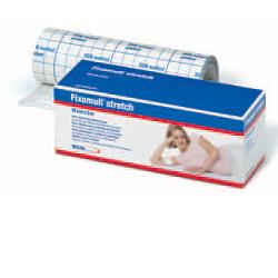 FASCIA AUTOADESIVA IPOALLERGENICA FISSAGGIO CATETERI FIXOMULL STRETCH. SUPPORTO IN POLIESTERE NON TESSUTO BIANCO, MASSA IN POLICARBONATO SENZA RESINE E GOMME NATURALI. 15X200CM - Parafarmacia Mostacciano