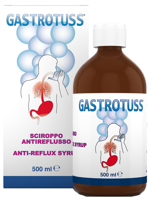SCIROPPO ANTIREFLUSSO GASTROTUSS 500 ML - Parafarmacia Mostacciano