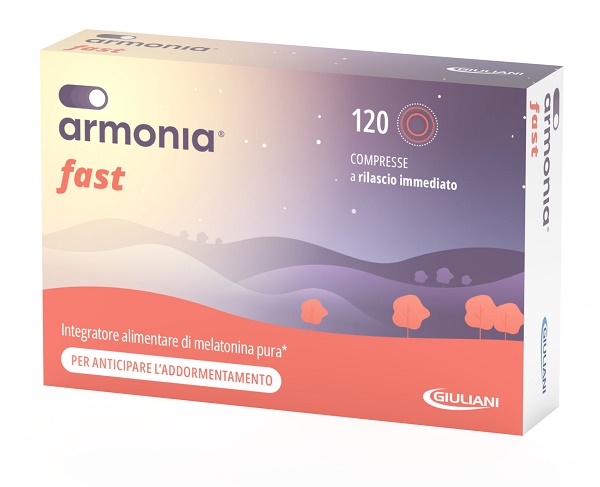 ARMONIA FAST 1 MG MELATONINA 120 COMPRESSE - Parafarmacia Mostacciano