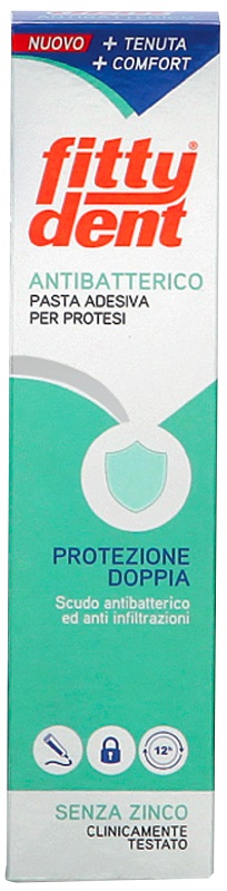 FITTYDENT ANTIBATTERICO PASTA ADESIVA DENTIERA NUOVA FORMULA40 G - Parafarmacia Mostacciano
