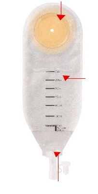 SACCA PER DRENAGGIO DELLE FERITE STERILE COLOPLAST CAPACITA' MIDI 300ML 10 PEZZI ARTICOLO 2215 - Parafarmacia Mostacciano
