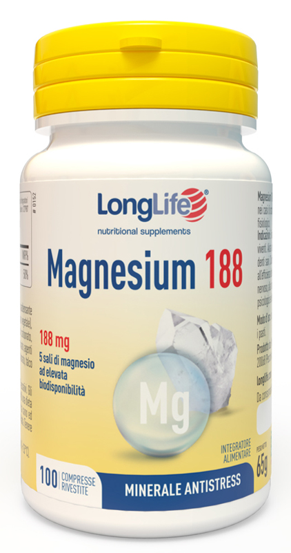 LONGLIFE MAGNESIUM 188 100 COMPRESSE - Parafarmacia Mostacciano