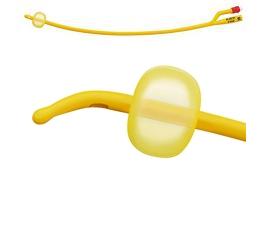 CATETERE FOLEY A MEDIA PERMANENZA  RUSCH GOLD PLUS A 2 VIE IN SILKOLATEX LATTICE-SILICONE PER ADULTO CH20 LUNGHEZZA 40 CM PUNTA CILINDRICA A 2 FORI PALLONCINO 5-15 ML 1 PEZZO - Parafarmacia Mostacciano