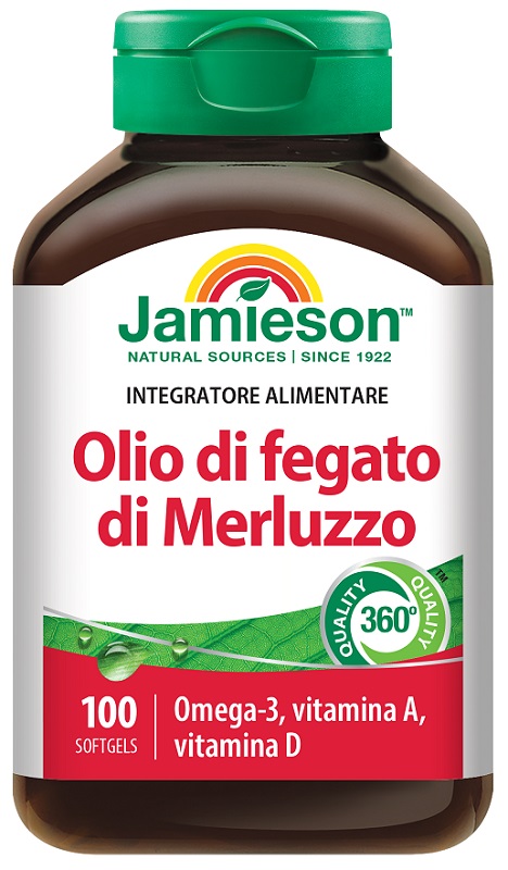 OLIO DI FEGATO DI MERLUZZO 100 PERLE - Parafarmacia Mostacciano