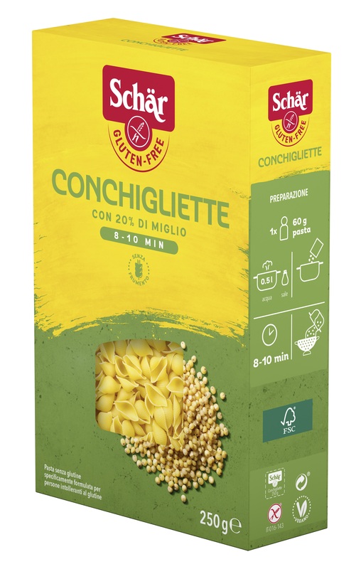 SCHAR CONCHIGLIE 250 G - Parafarmacia Mostacciano