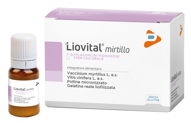 LIOVITAL MIRTILLO 8 FLACONCINI 10 ML - Parafarmacia Mostacciano