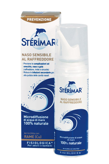 STERIMAR CU NASO SENSIBILE AL RAFFREDDORE SPRAY 100 ML - Parafarmacia Mostacciano