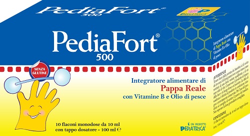 PEDIAFORT 500 10 FIALE - Parafarmacia Mostacciano