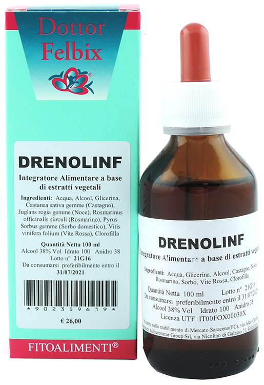 DRENOLINF GOCCE 100 ML - Parafarmacia Mostacciano