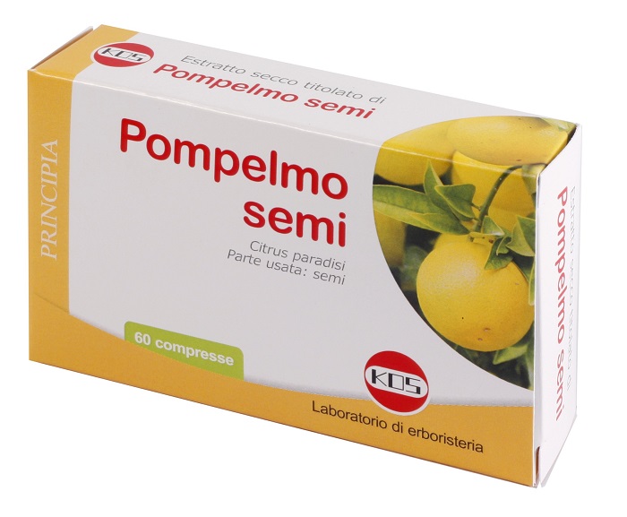 POMPELMO SEMI ESTRATTO SECCO 60 COMPRESSE - Parafarmacia Mostacciano