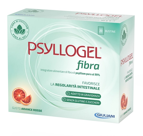PSYLLOGEL FIBRA ARANCE ROSSE 20 BUSTINE - Parafarmacia Mostacciano