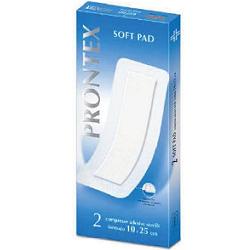 GARZA COMPRESSA PRONTEX SOFT PAD 10X25 CM 2 PEZZI - Parafarmacia Mostacciano