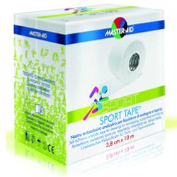 NASTRO AUTOADESIVO ANELASTICO PER FASCIATURE DI SOSTEGNO E TAPING MASTER-AID SPORT 3,8X10 - Parafarmacia Mostacciano